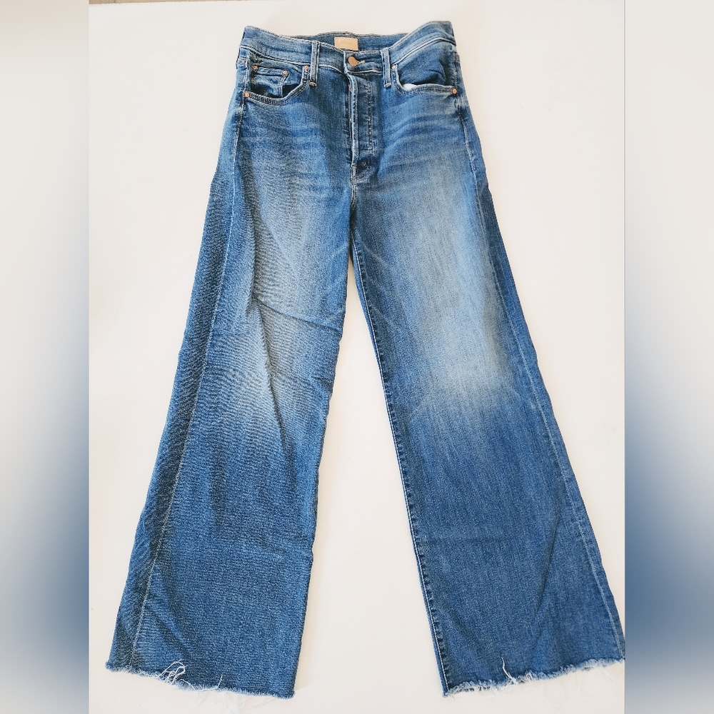 MOTHER Classic Blue Flare Jeans